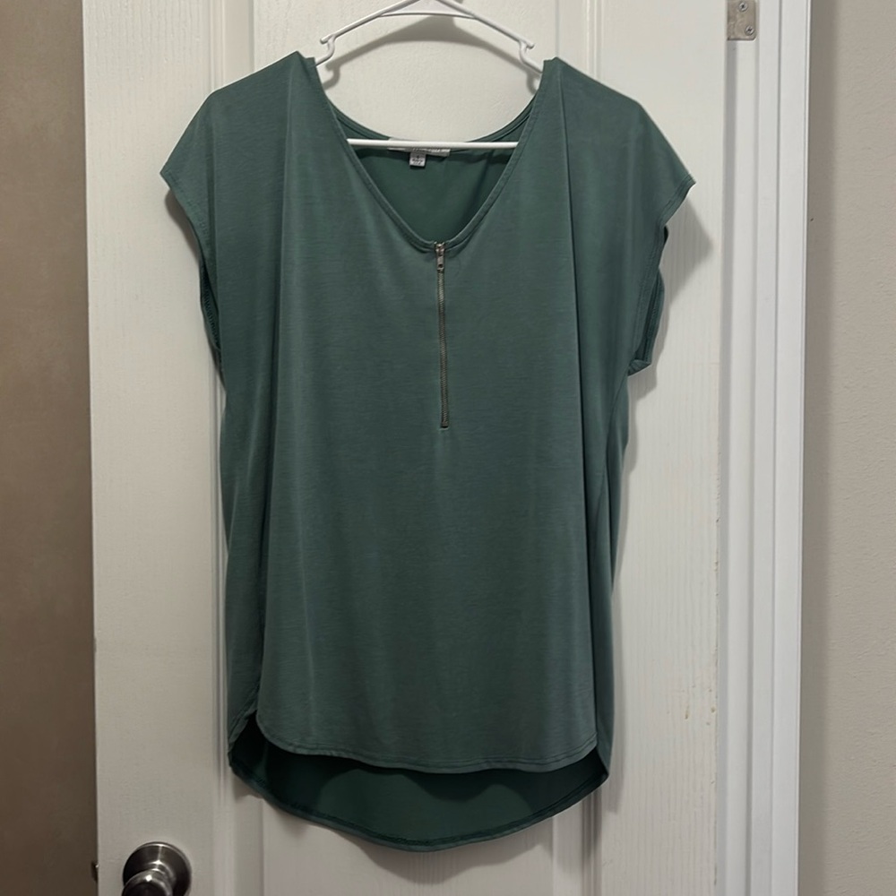 Half zip up shirt